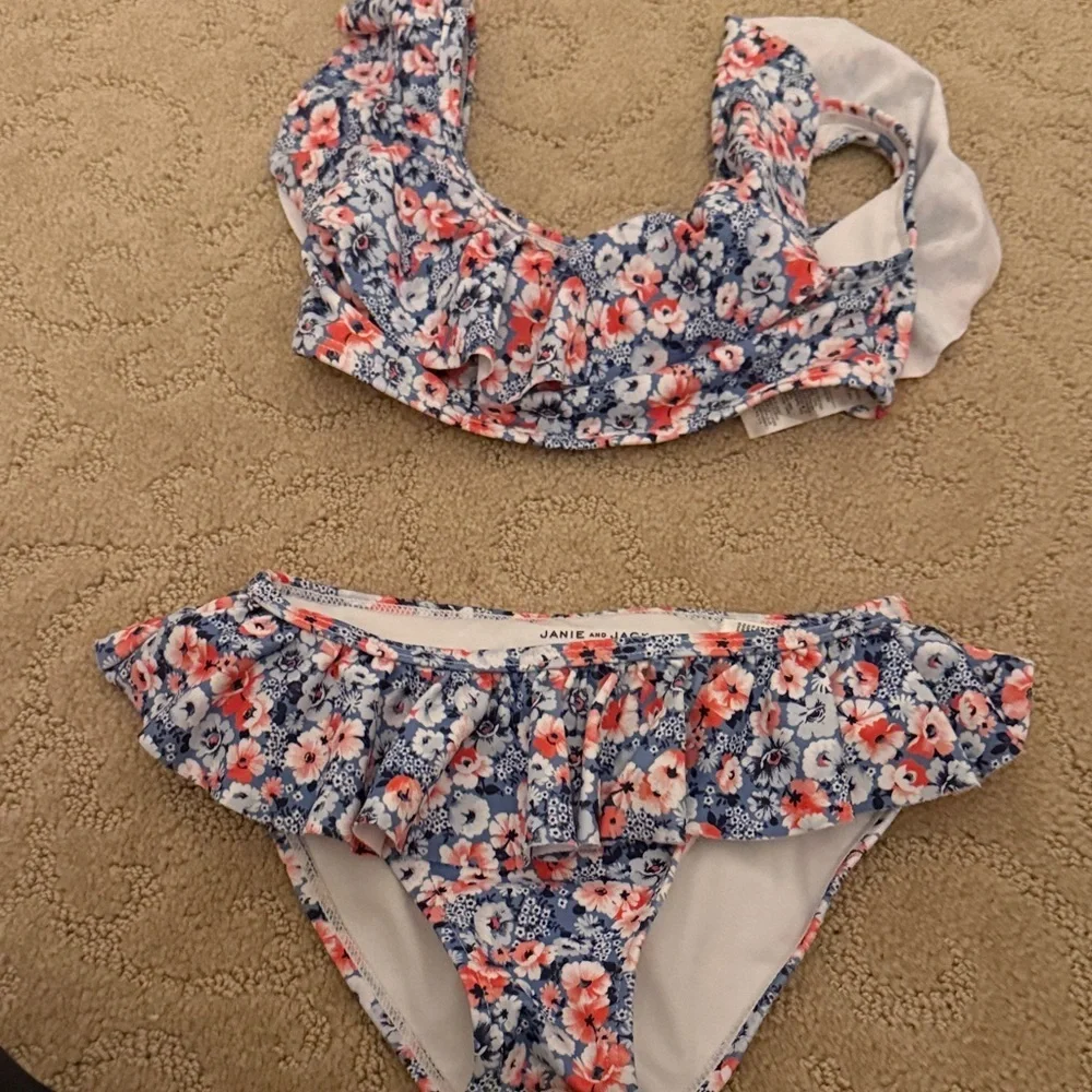 Janie and Jack Floral Trim Garment